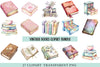 Vintage Books Clipart