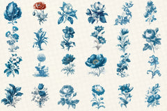 Vintage Botanica Clipart Bundle Set - CraftNest - Digital Crafting and Art