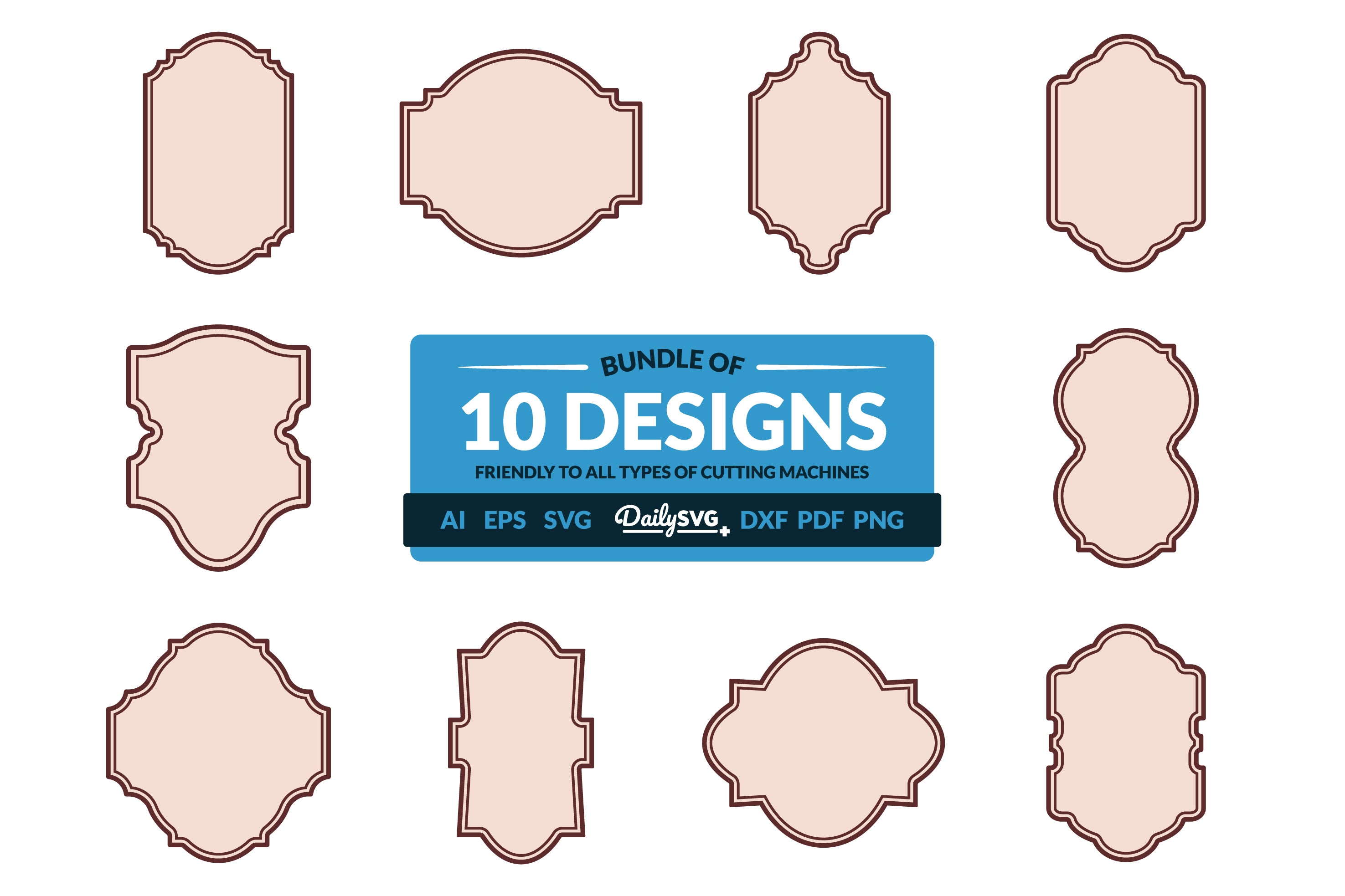 Vintage Bottle Label Clipart - Daily SVG Bundles