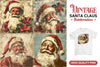 Vintage Christmas Santa Claus Clipart Bundle