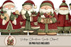 Vintage Christmas Santa Clipart Bundle