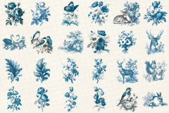 Vintage Botanical Sketches Clipart Bundle - CraftNest - Digital Crafting and Art