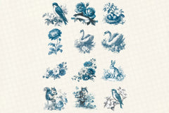 Vintage Botanical Sketches Clipart Bundle - CraftNest - Digital Crafting and Art