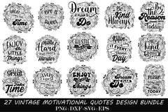 Motivational SVG Bundle - CraftNest - Digital Crafting and Art