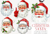 Vintage Santa Clipart Bundle 3