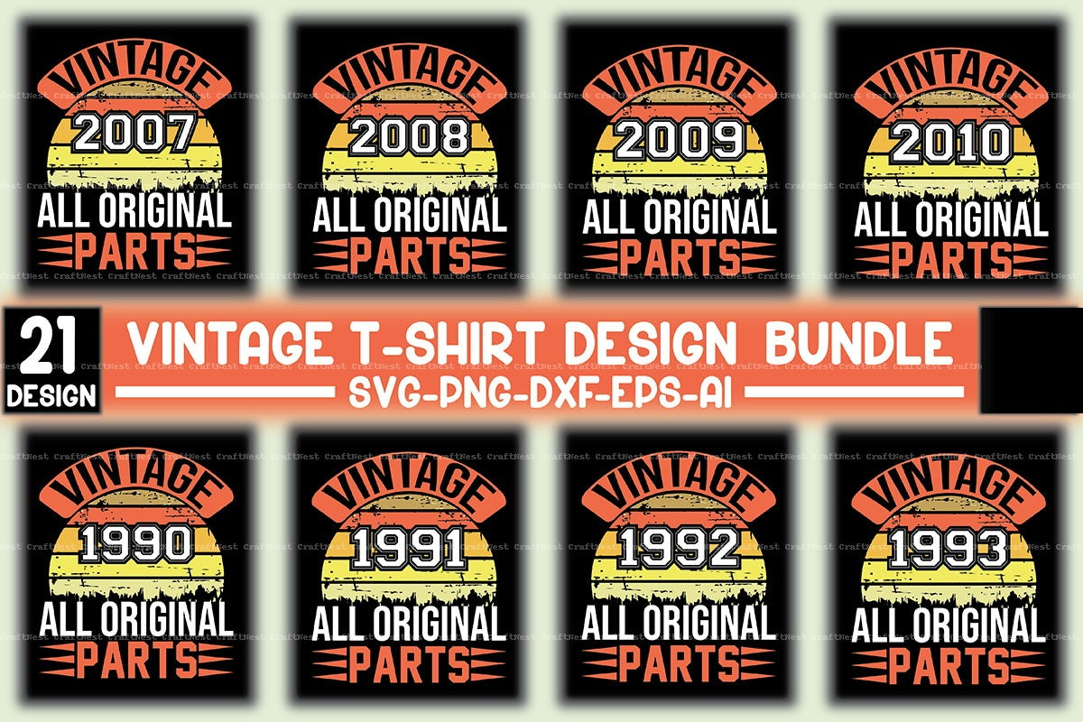 Vintage SVG Bundle 20/20