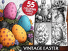 Vintage Easter Coloring Books
