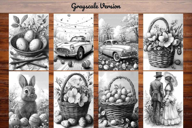 Vintage Easter Coloring Books - CraftNest
