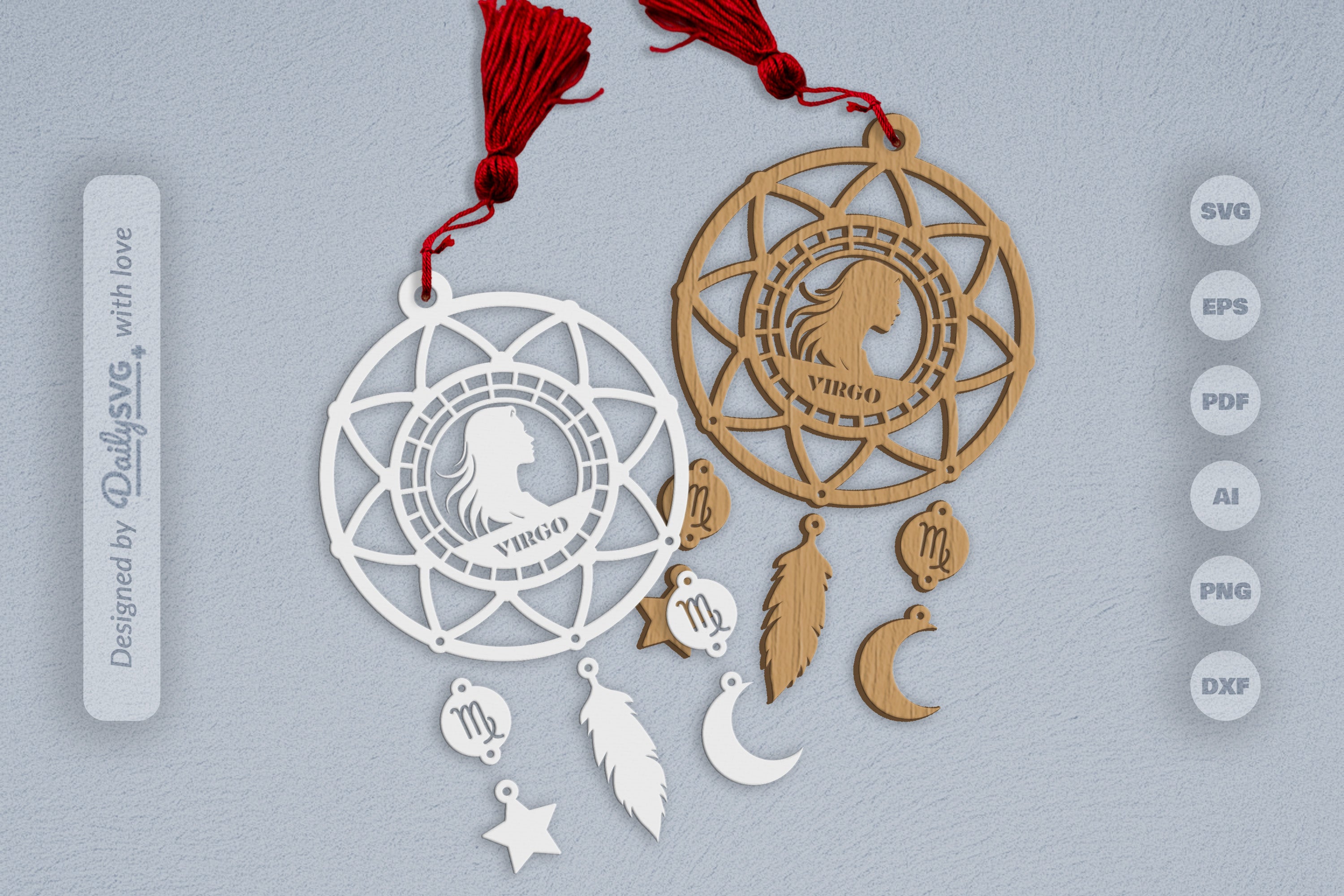 Virgo Dream Catcher Set SVG Bundle 2
