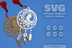 Virgo Dream Catcher Laser Cut Clipart Set - CraftNest - Digital Crafting and Art