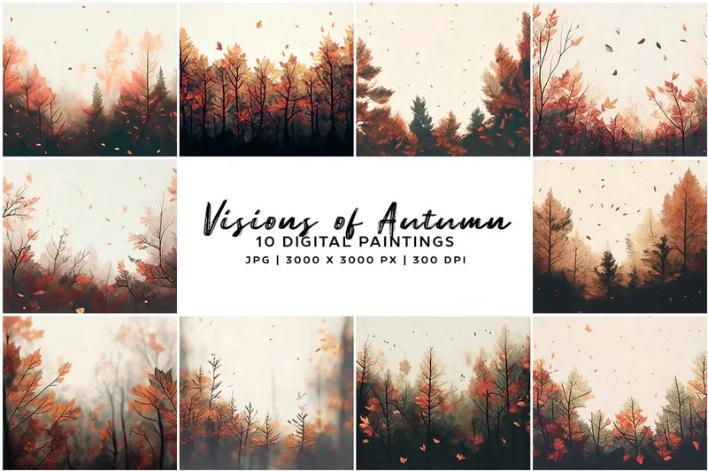 Visions of Autumn - CraftNest - Digital Crafting and Art