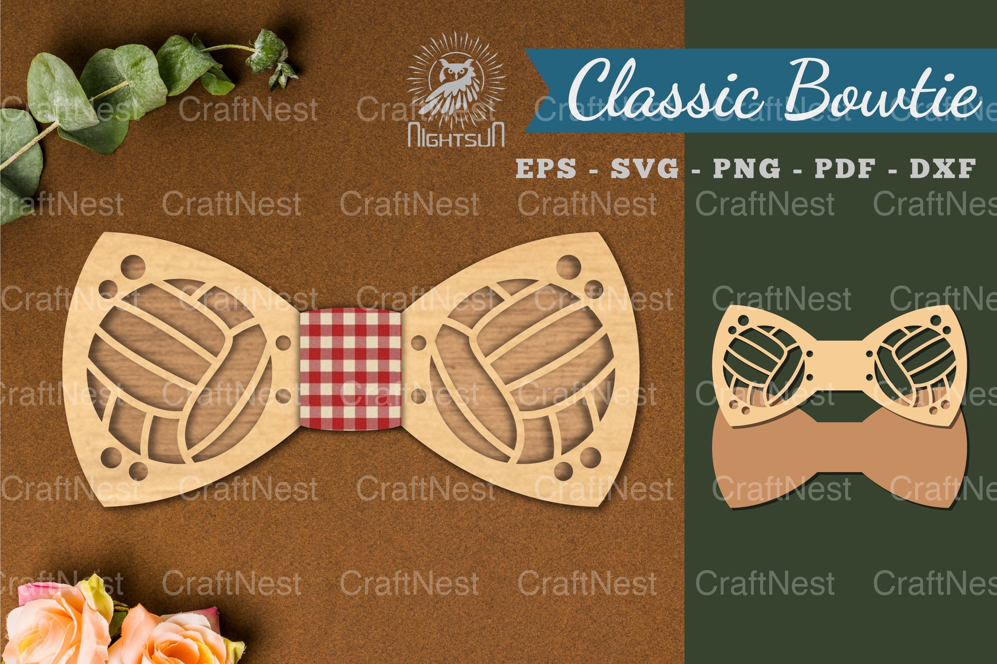 Volleyball Laser Cut Bowtie Clipart Bundle - CraftNest - Digital Crafting and Art