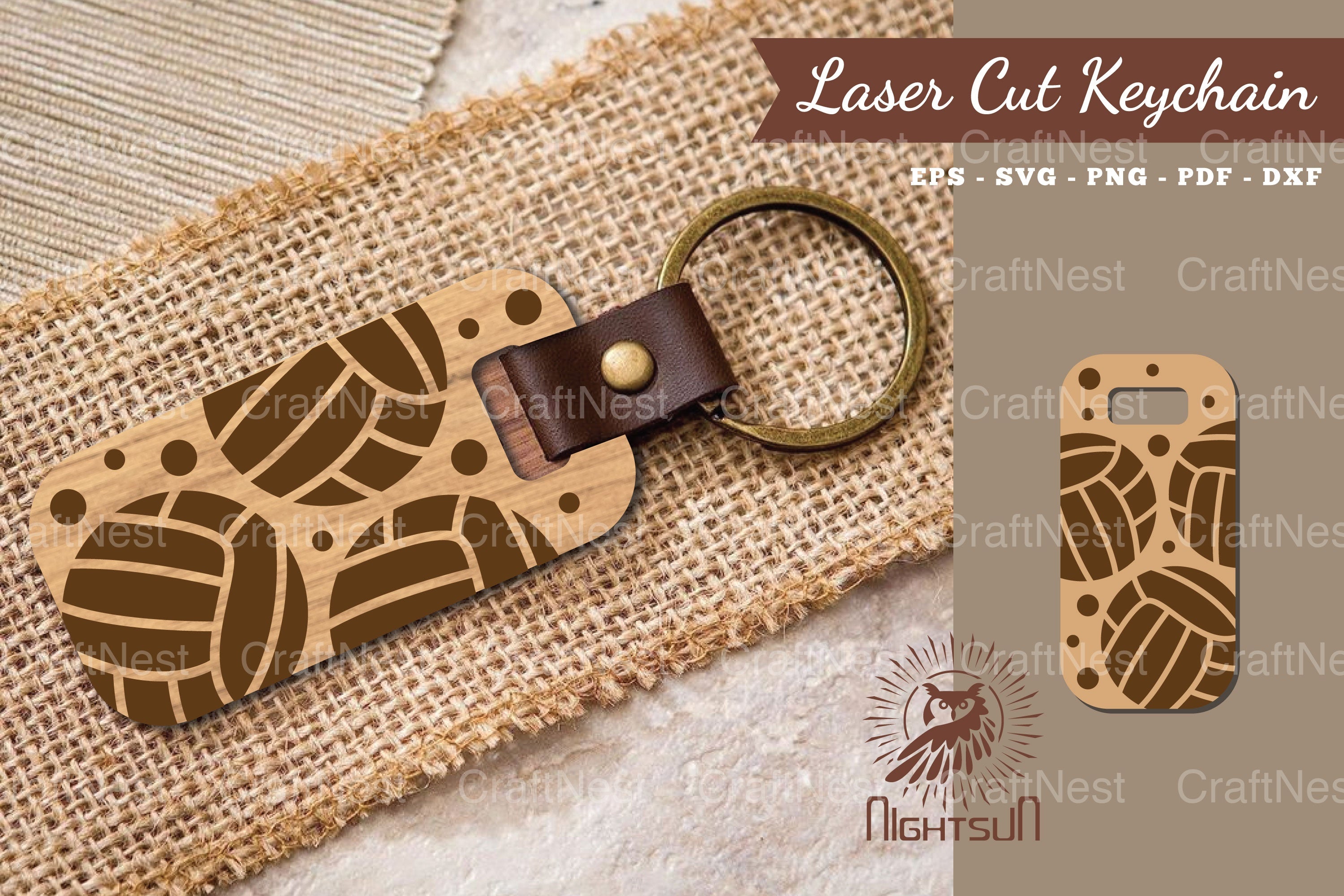 Volleyball Laser Cut Keychain Design Bundle - CraftNest - Digital Crafting and Art