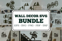 Wall Decor SVG Bundle - CraftNest - Digital Crafting and Art