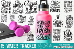 Water Tracker SVG Bundle - CraftNest - Digital Crafting and Art
