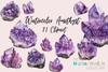 Amethyst Purple Clipart Bundle