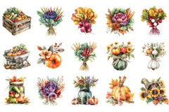 Autumn Clipart Bundle 13 - CraftNest - Digital Crafting and Art