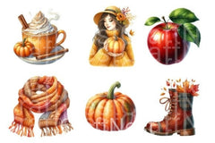 Autumn Clipart Bundle 99 - CraftNest - Digital Crafting and Art