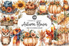 Autumn Flower Clipart Bundle 44