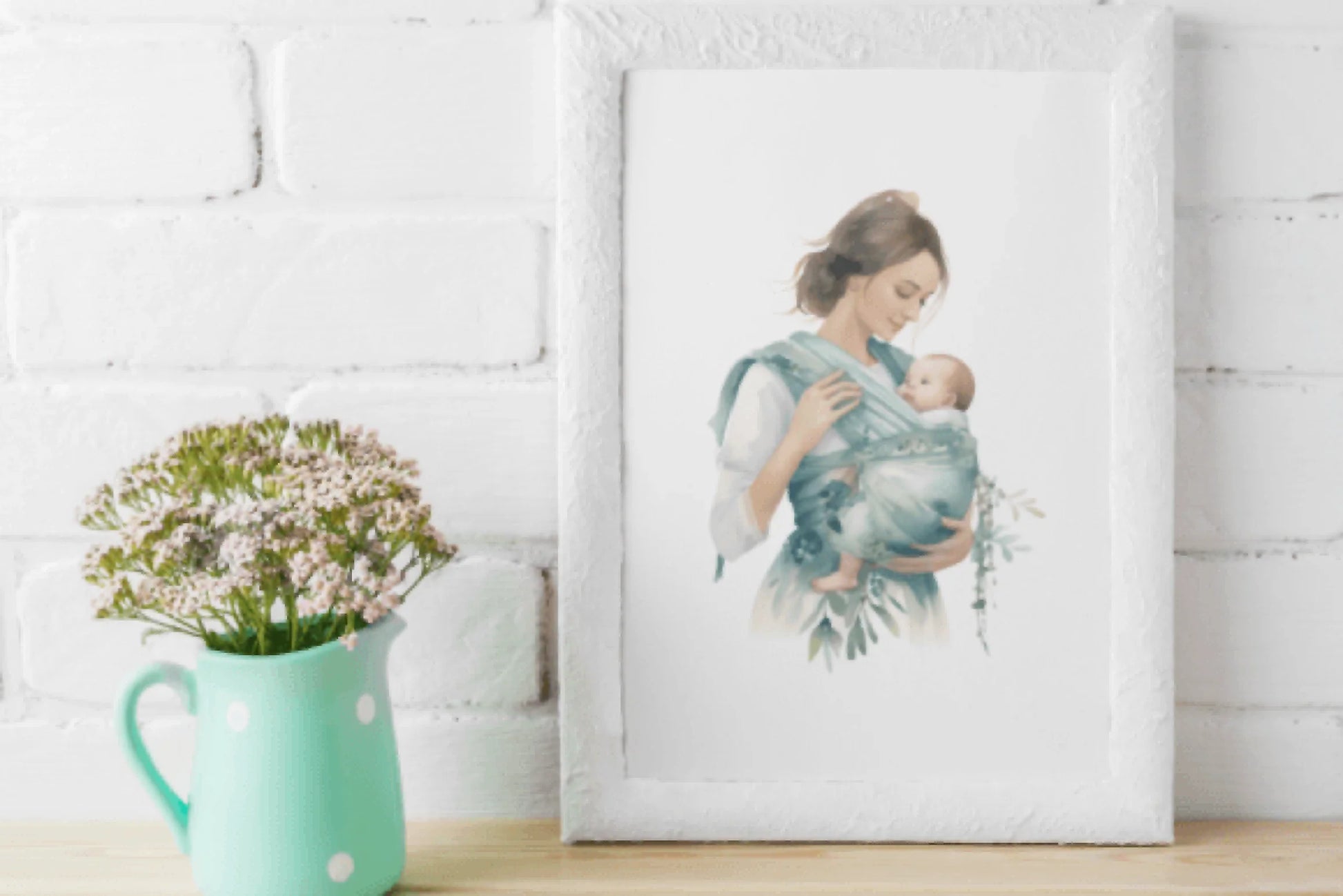 Babywearing Mom and Baby Clipart Bundle - CraftNest - Digital Crafting and Art