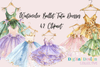 Ballet Tutu Dresses Clipart Bundle