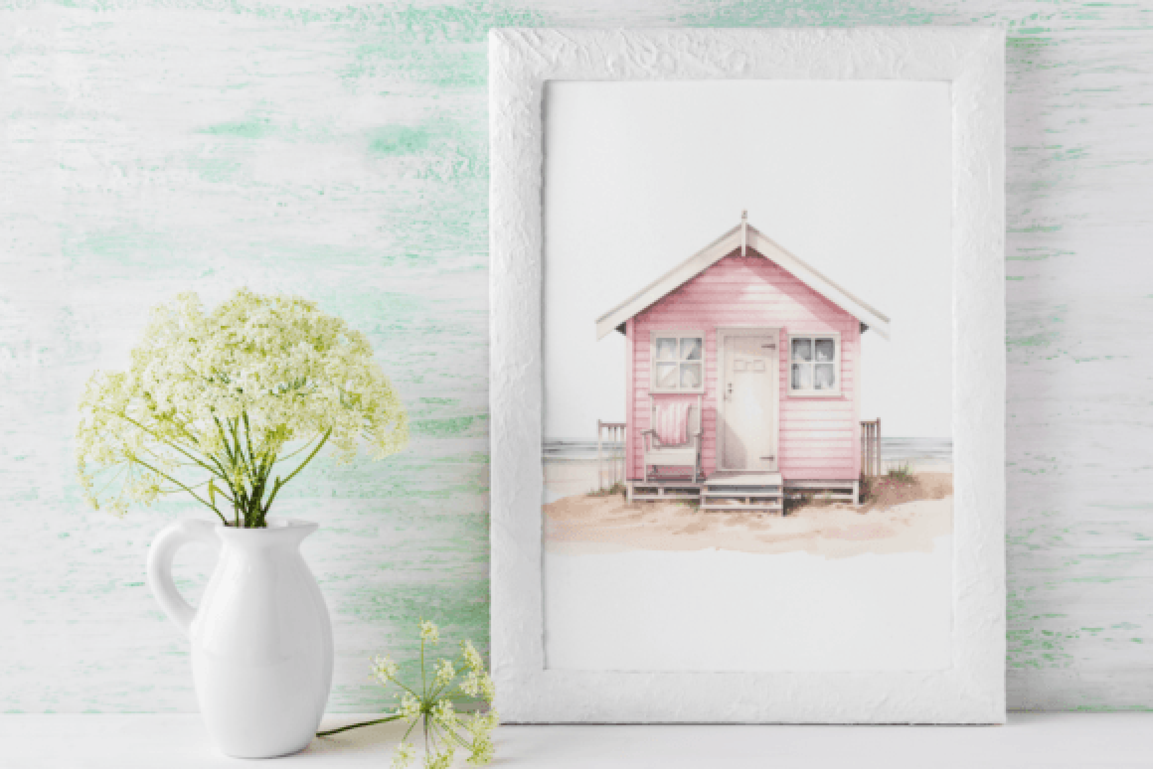 Charming Beach House Clipart Bundle