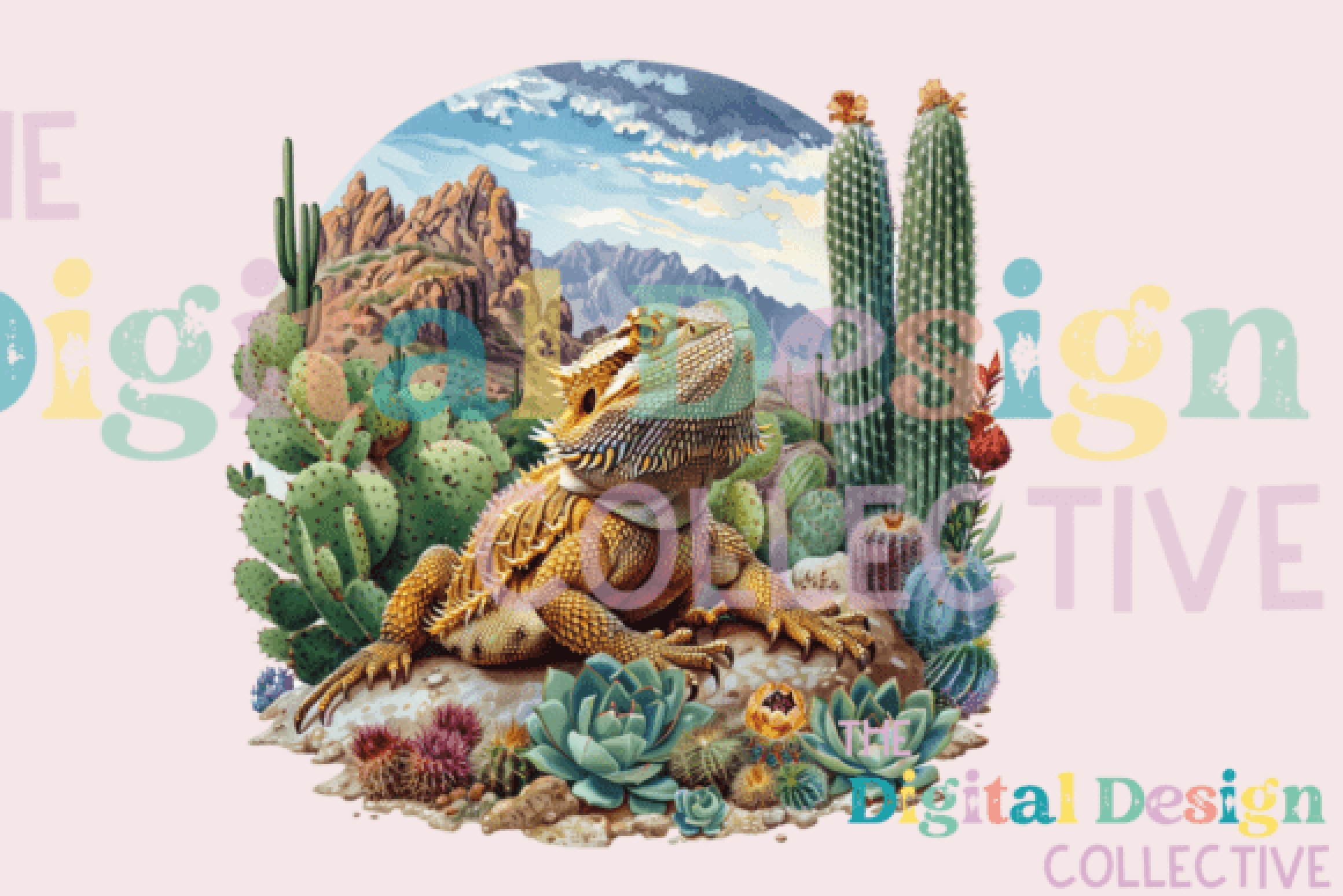 Bearded Dragon Clipart Bundle 2004