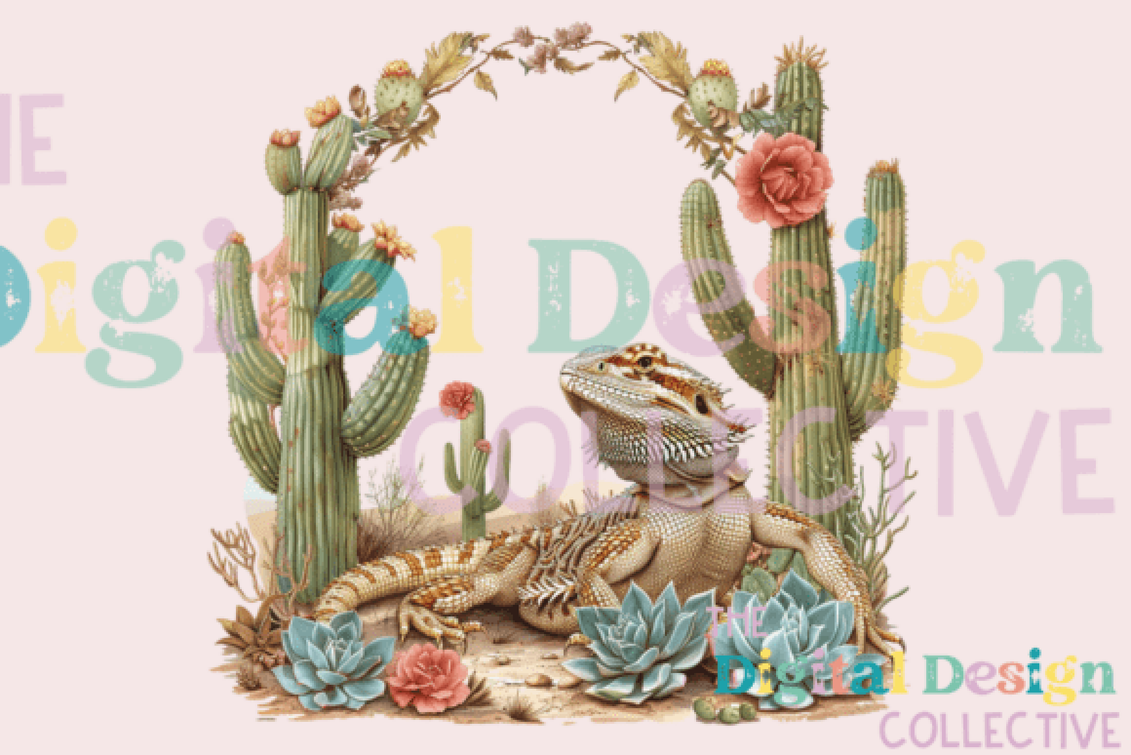 Bearded Dragon Clipart Bundle