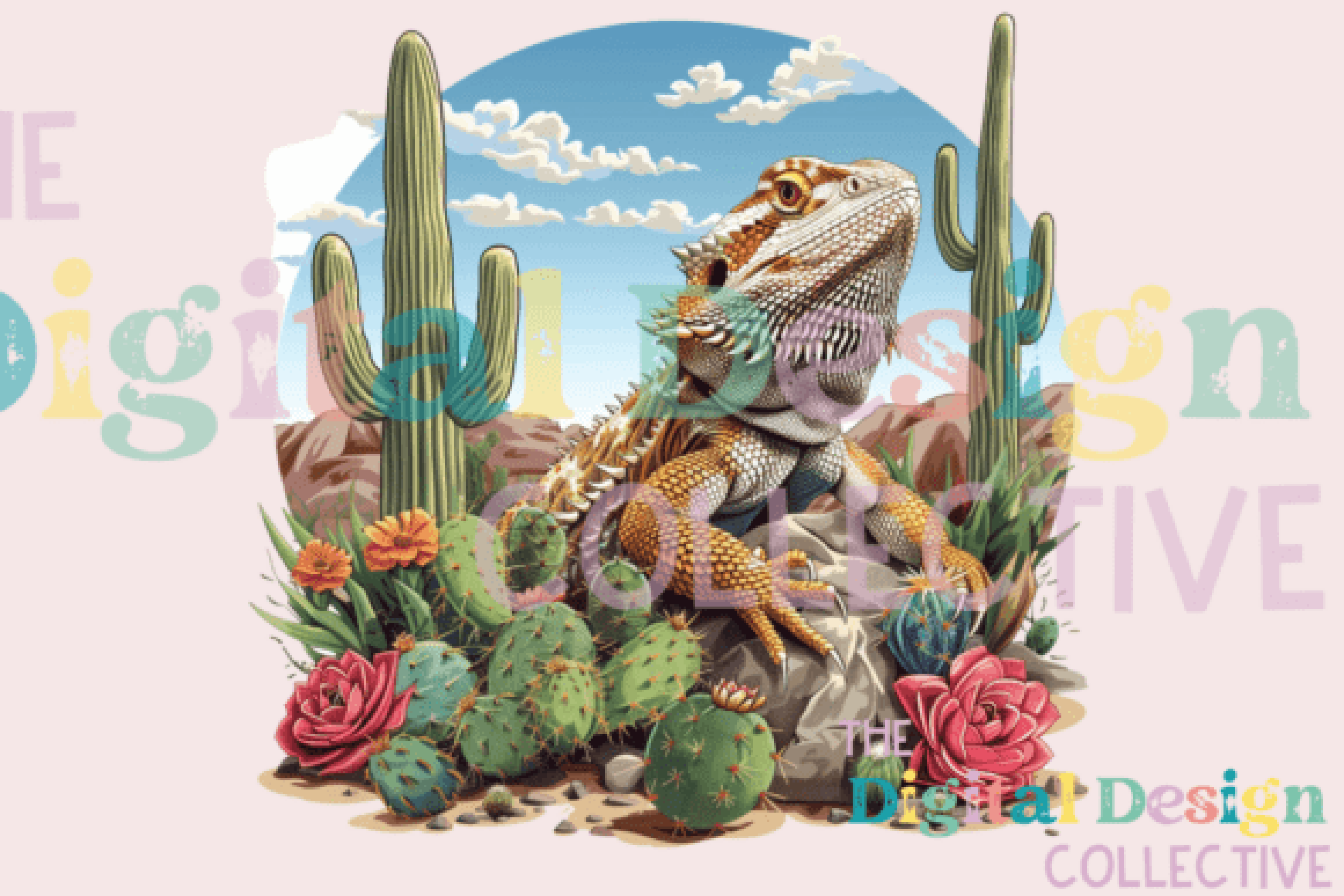 Bearded Dragon Clipart Bundle 2008