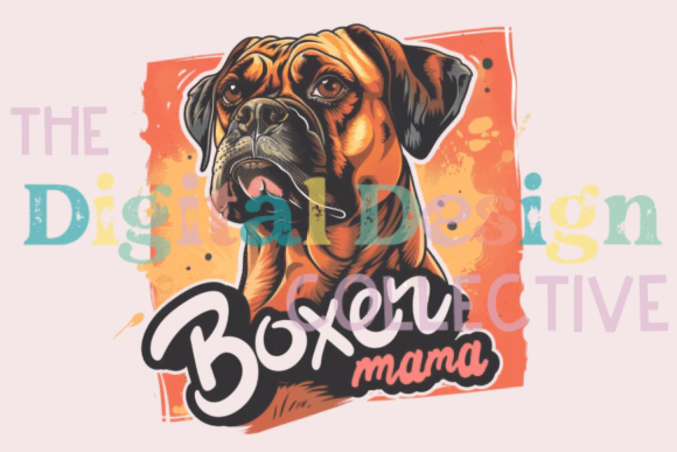 Boxer Mama Clipart Bundle - CraftNest - Digital Crafting and Art