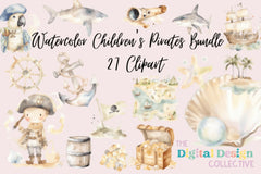 Children's Pirate Clipart Bundle 2030 - CraftNest - Digital Crafting and Art