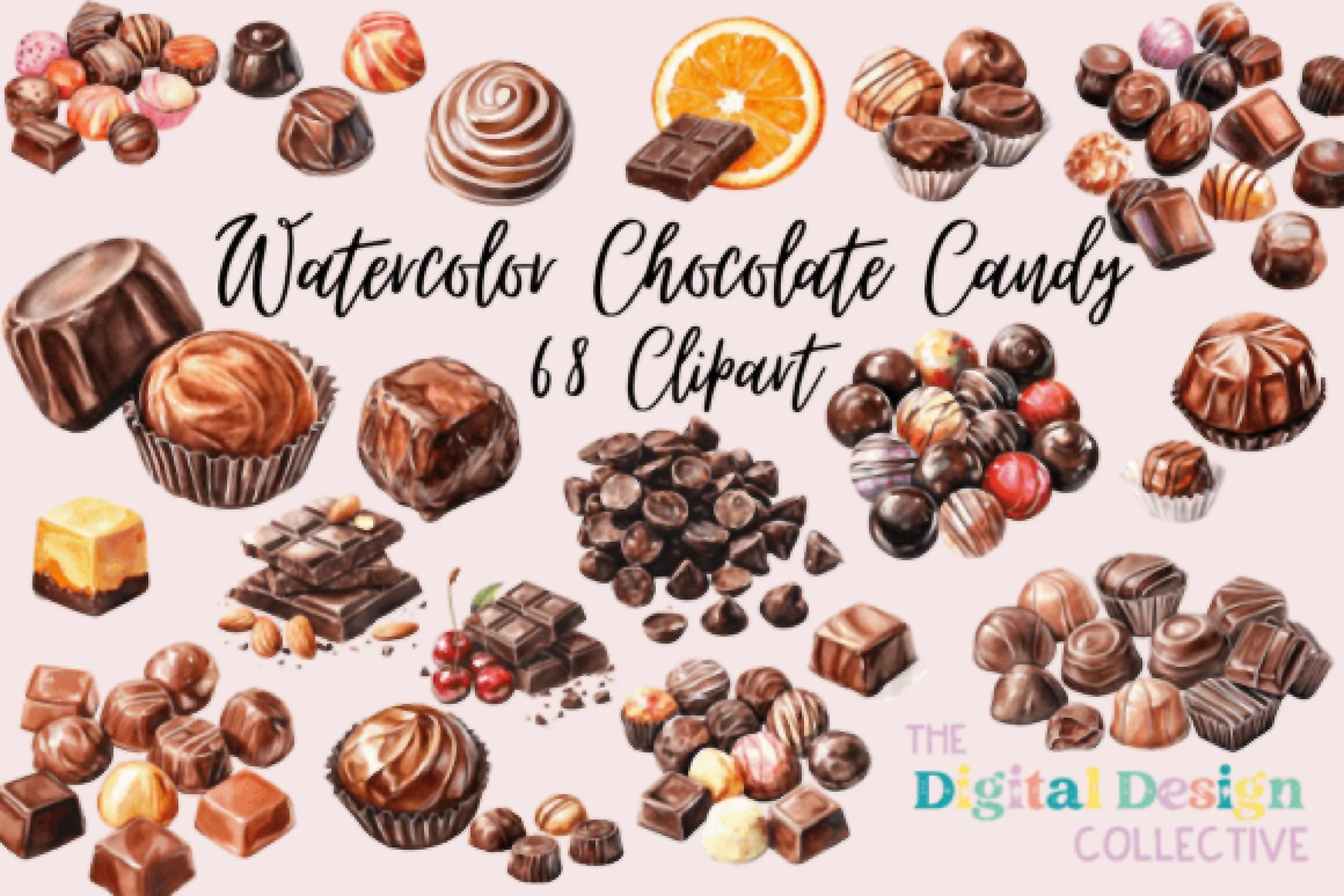 Chocolate Clipart Bundle - CraftNest - Digital Crafting and Art