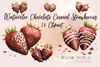 Delicious Chocolate Strawberries Clipart Bundle