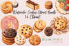 Watercolor Cookies Clipart Bundle