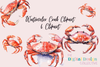 Crab Clipart Bundle 2041
