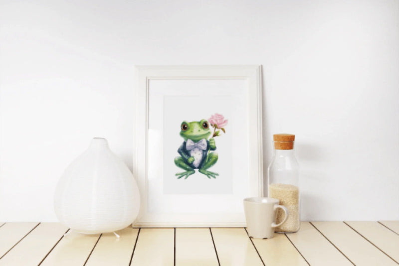 Adorable Frog Valentines Clipart Bundle - CraftNest - Digital Crafting and Art