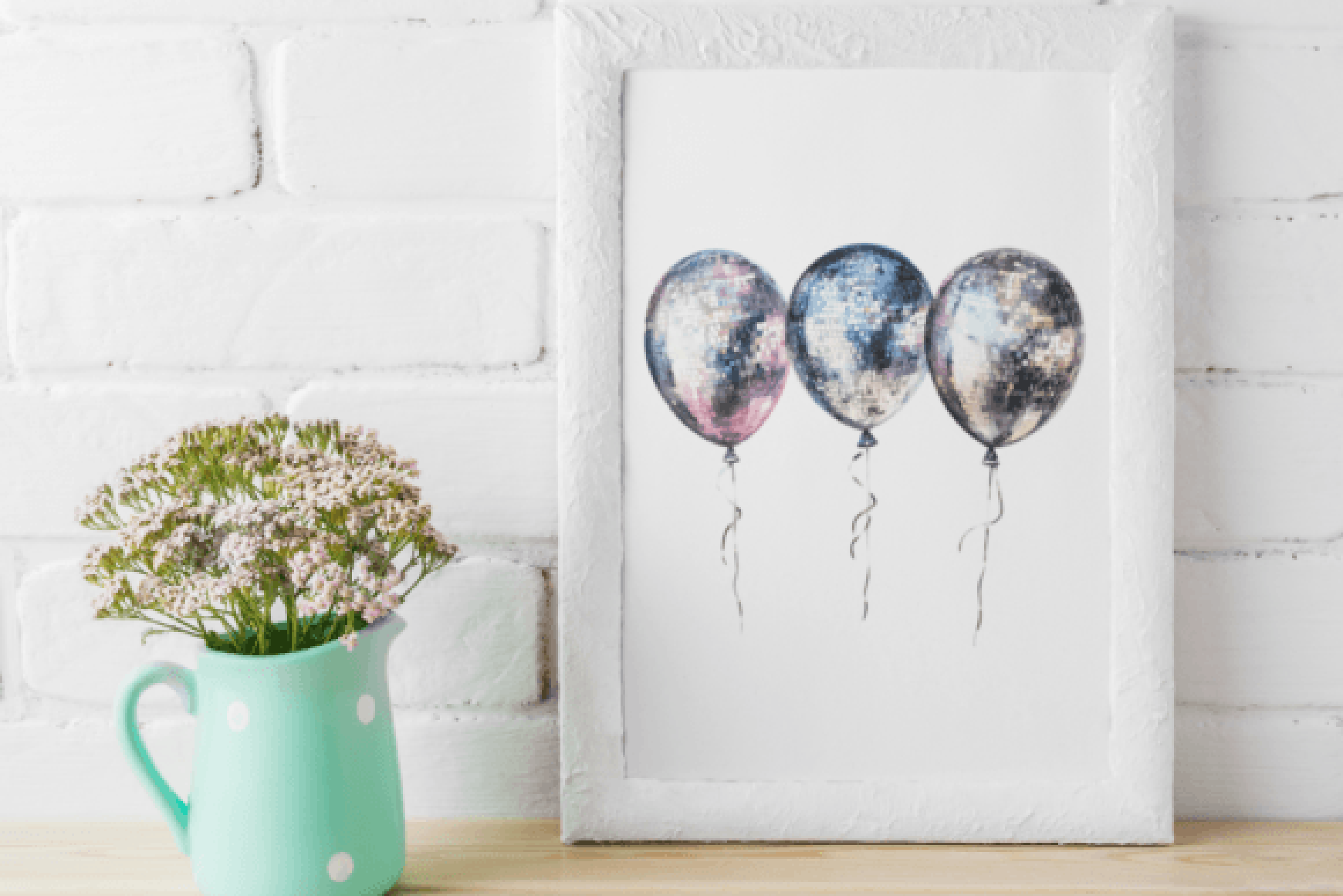 Disco Balloons Clipart Bundle