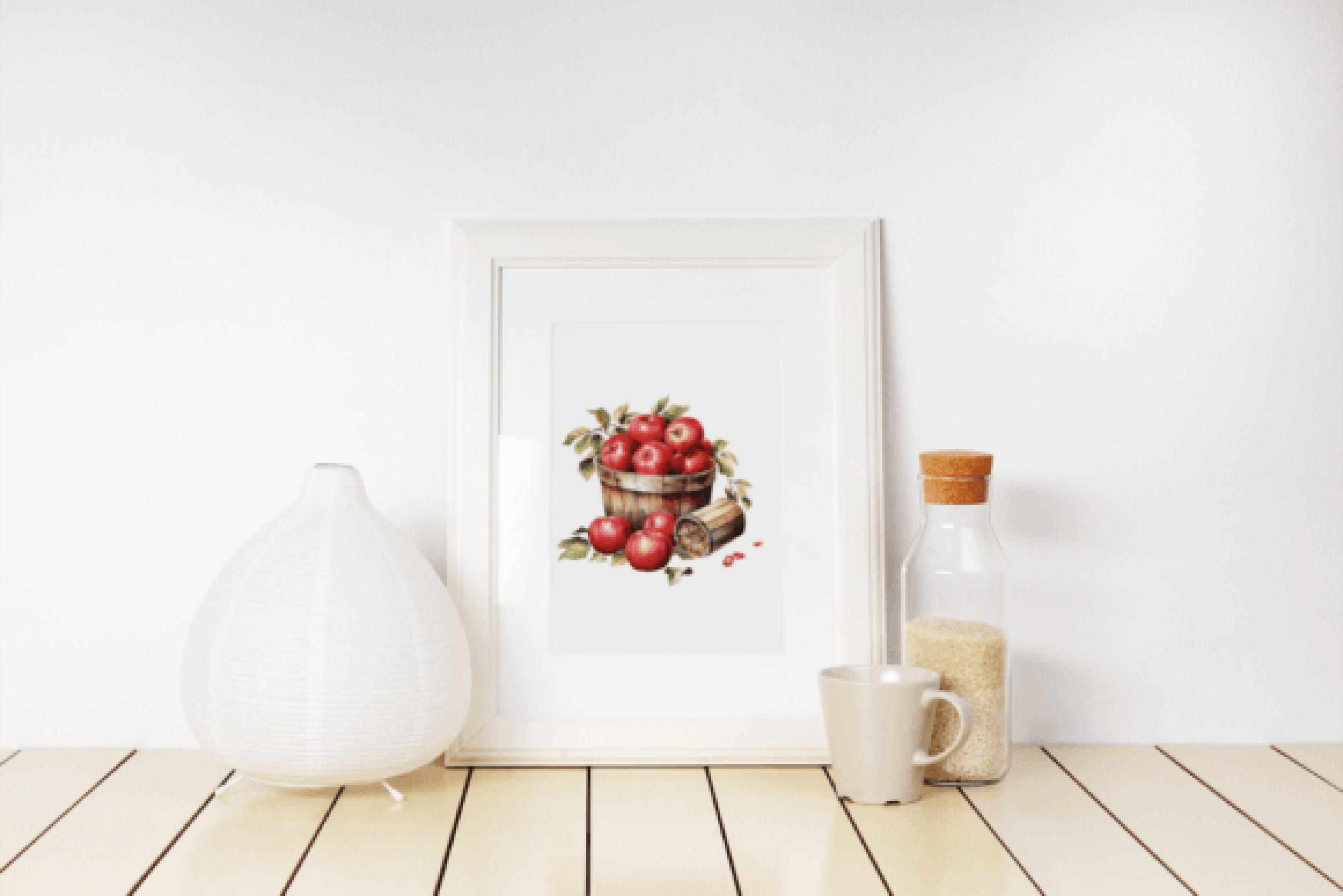 Fall Harvest Apple Clipart Bundle