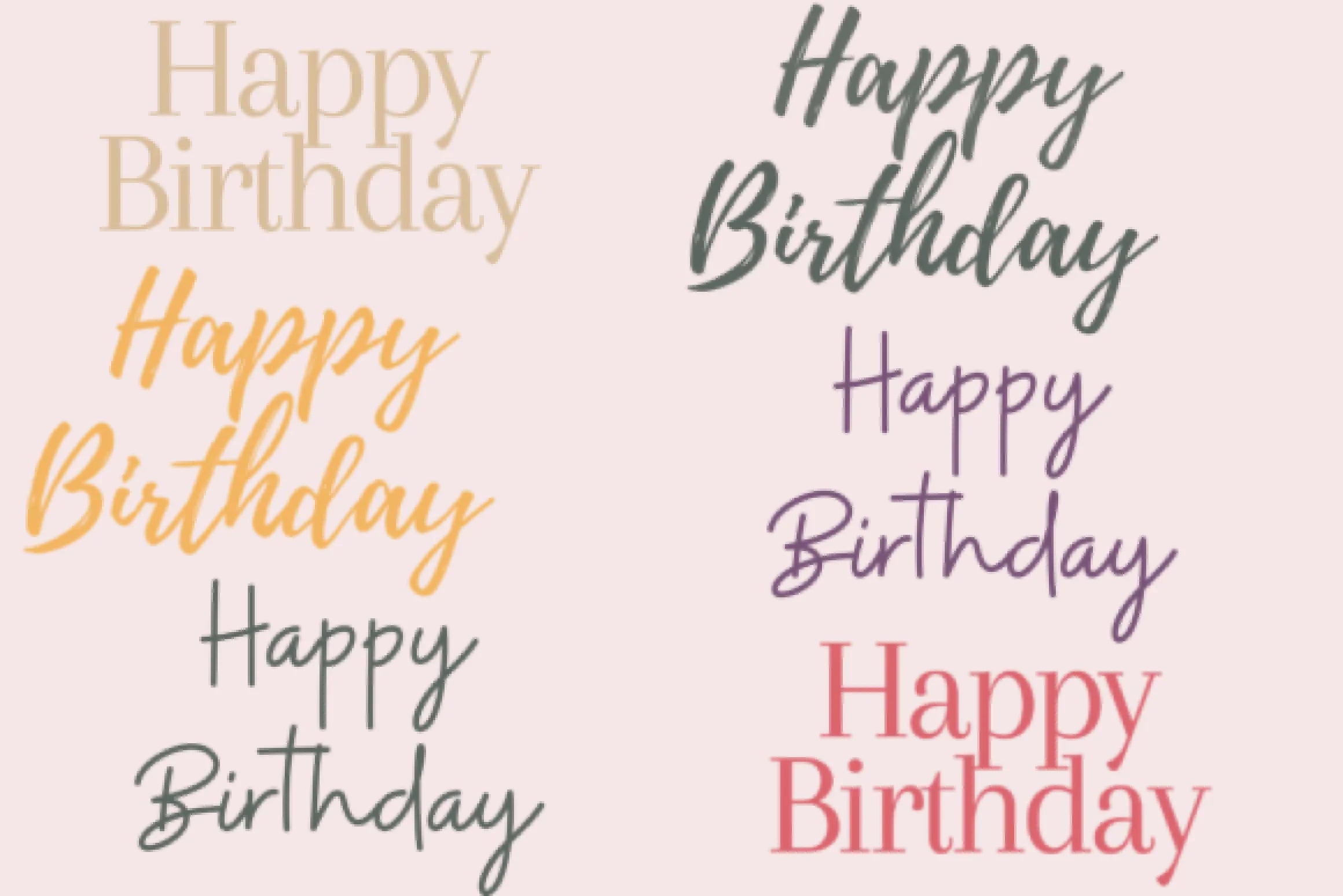 Floral Boho Birthday Clipart Bundle - CraftNest - Digital Crafting and Art