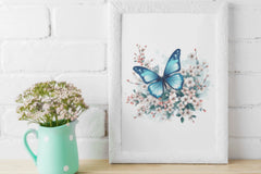 Floral Butterfly Clipart Bundle - CraftNest - Digital Crafting and Art