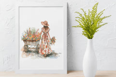 Flower Cart Clipart Bundle - CraftNest - Digital Crafting and Art