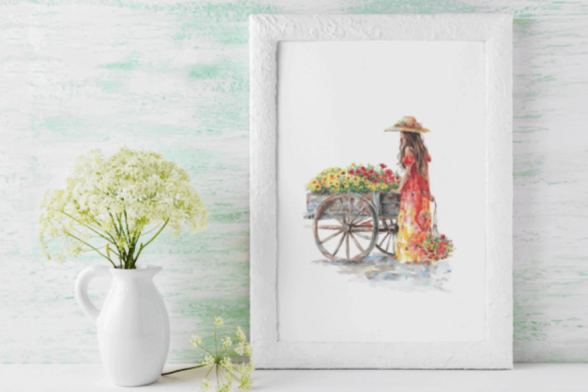 Flower Cart Clipart Bundle - CraftNest - Digital Crafting and Art