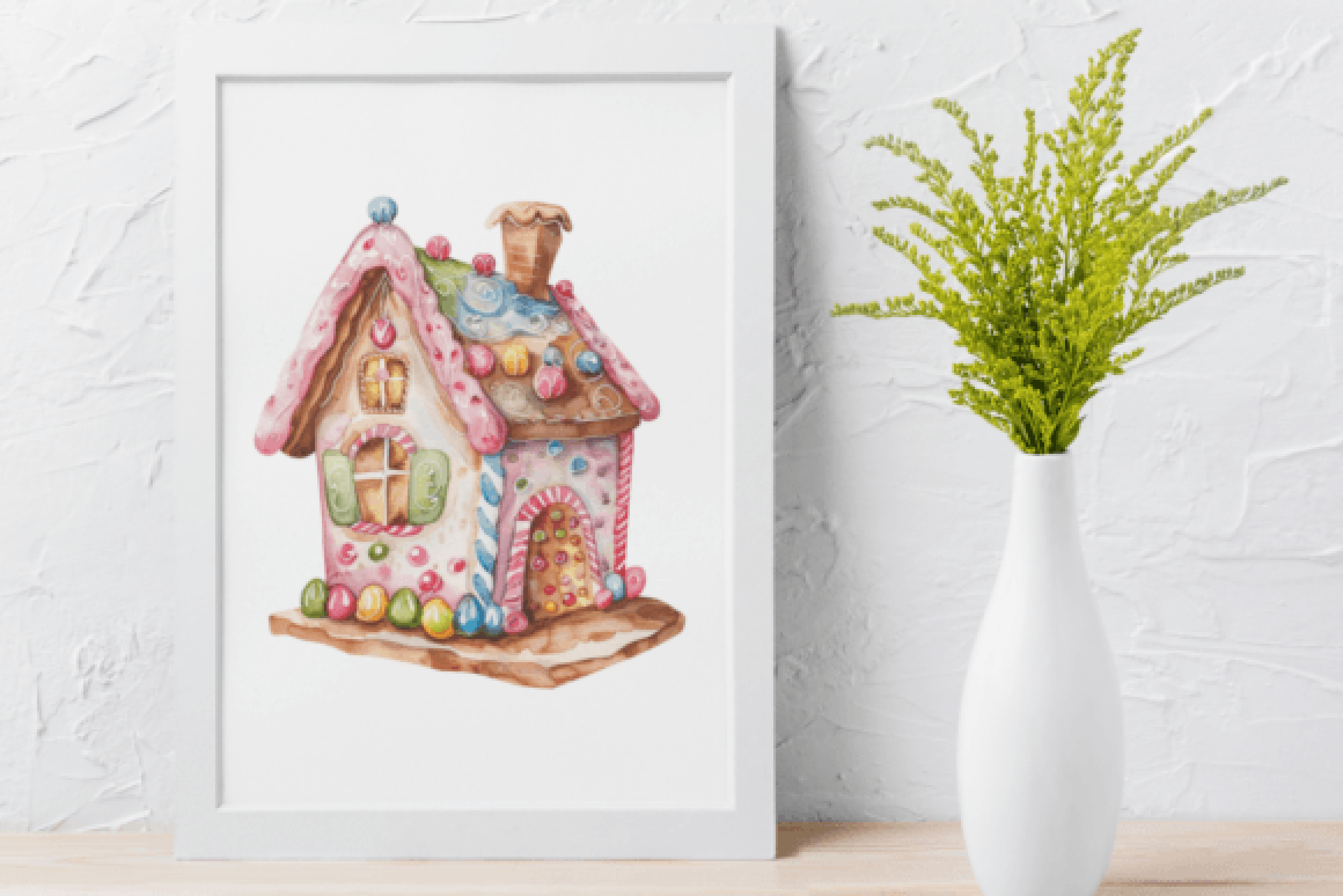 Gingerbread Houses Clipart Bundle