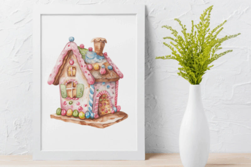 Gingerbread Houses Clipart Bundle - CraftNest - Digital Crafting and Art