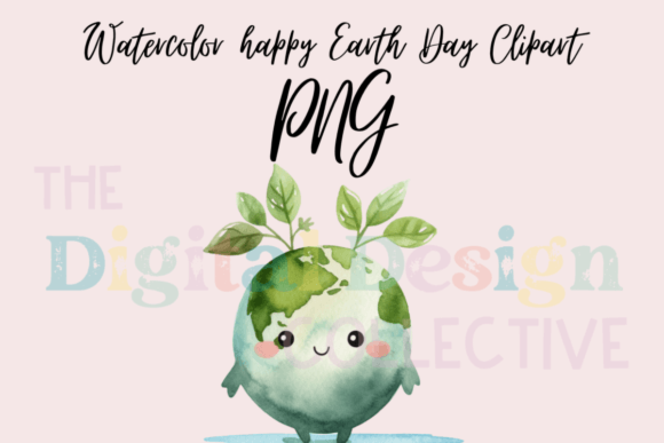 Happy Earth Clipart Bundle