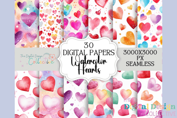 Seamless Heart Backgrounds