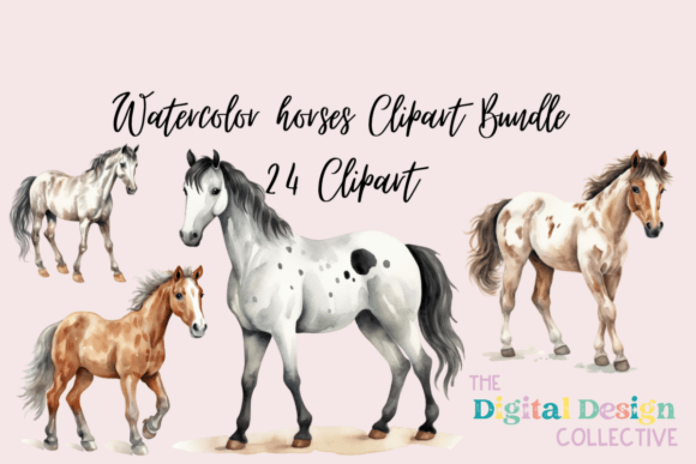 Horses Clipart Bundle