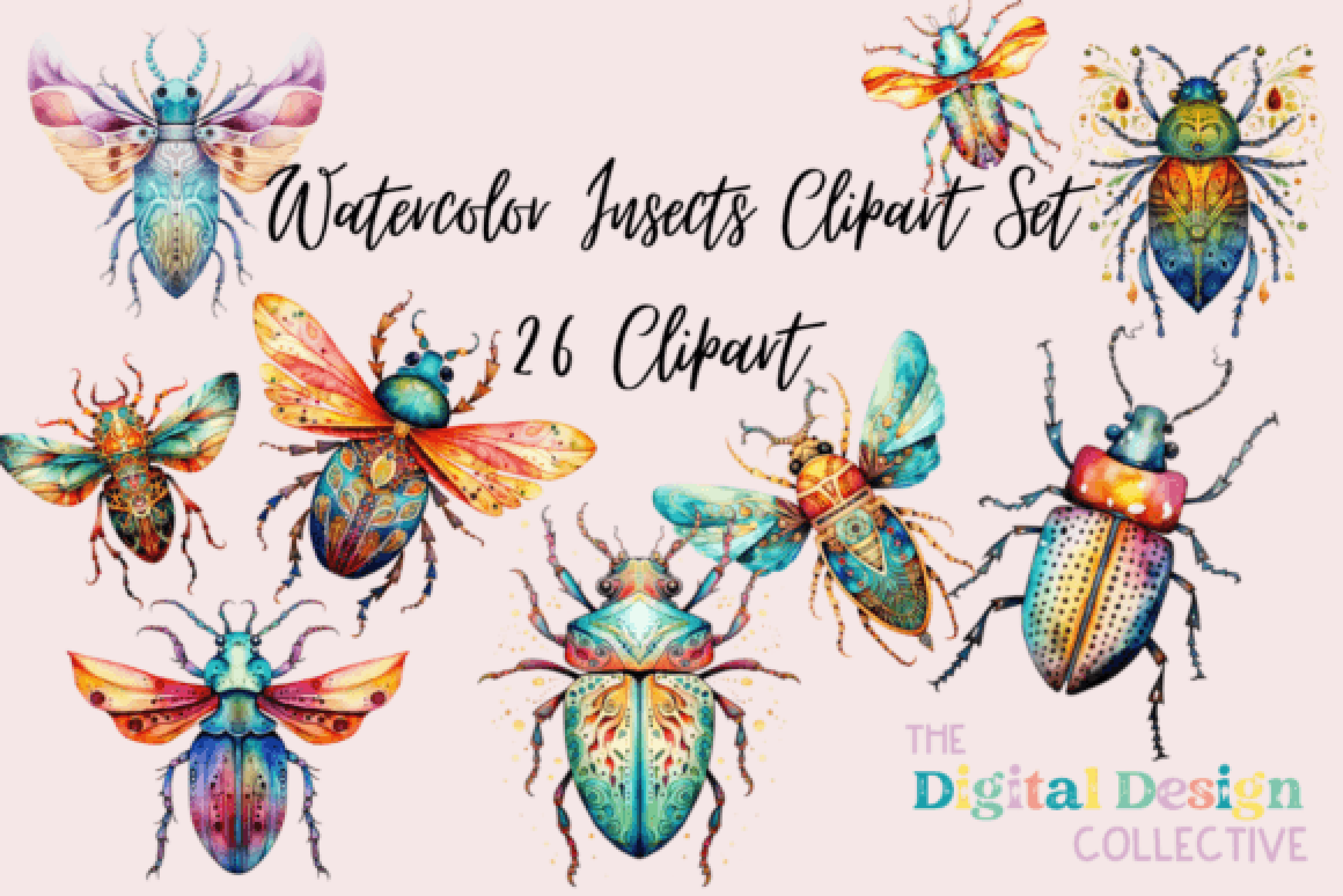 Insects Clipart Set