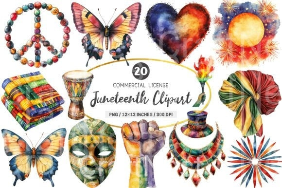 Juneteenth Clipart Bundle - CraftNest - Digital Crafting and Art