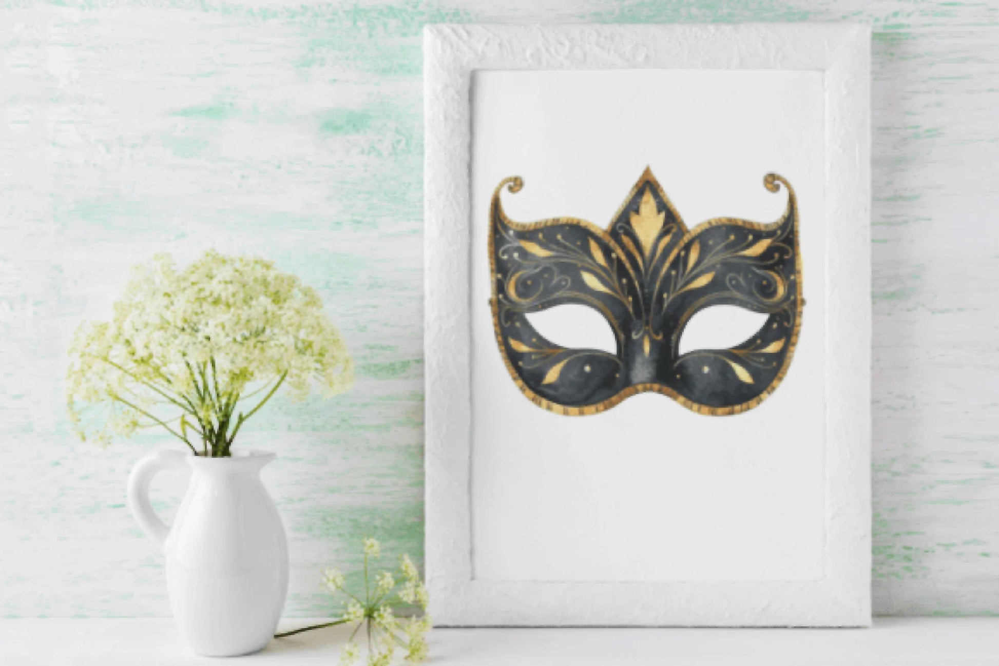 Mardi Gras Mask Clipart Bundle - CraftNest - Digital Crafting and Art